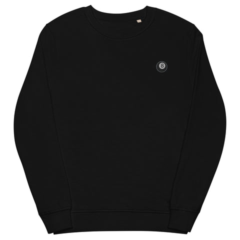 Magic-Eight-Ball-Embroidered-Sweatshirt-Black-Front-View