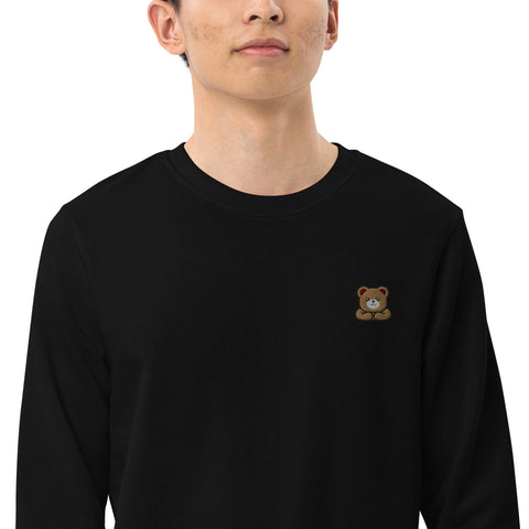 Brown Bear Embroidered Sweatshirt