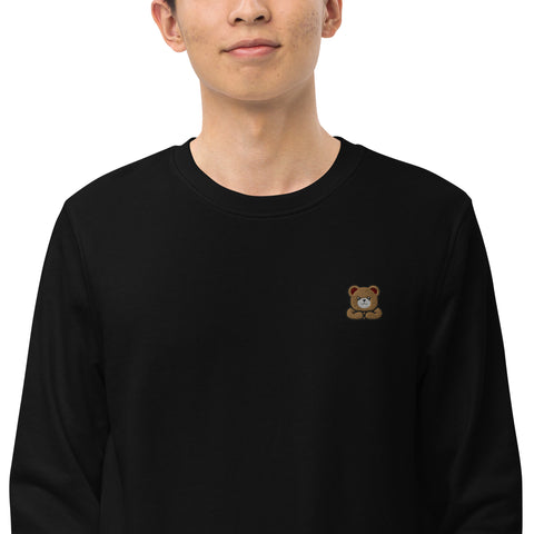 Brown Bear Embroidered Sweatshirt