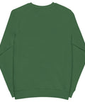 Bee-Mine-Embroidered-Sweatshirt-Bottle-Green-Back-View