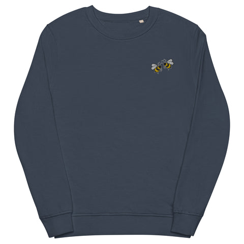 Bee-Mine-Embroidered-Sweatshirt-French-Navy-Front-View