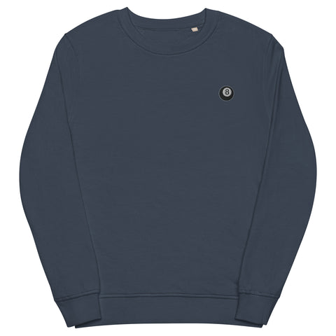 Magic-Eight-Ball-Embroidered-Sweatshirt-French-navy-Front-View