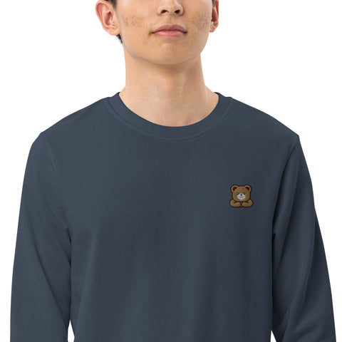 Brown Bear Embroidered Sweatshirt