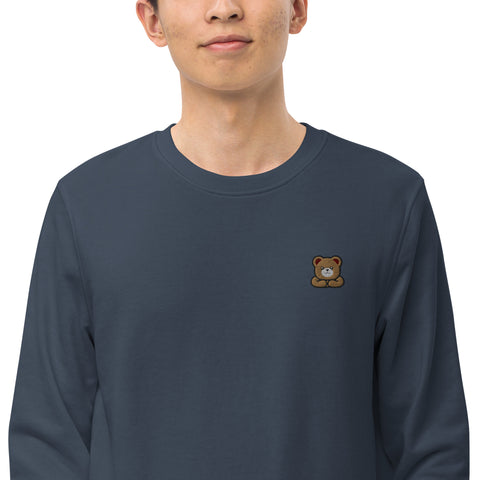 Brown Bear Embroidered Sweatshirt