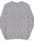 Bee-Mine-Embroidered-Sweatshirt-Grey-Melange-Back-View