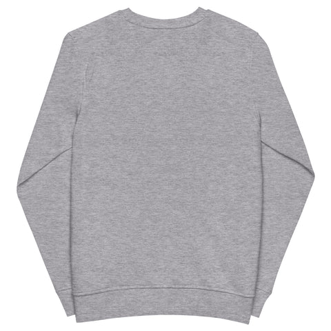 Bee-Mine-Embroidered-Sweatshirt-Grey-Melange-Back-View