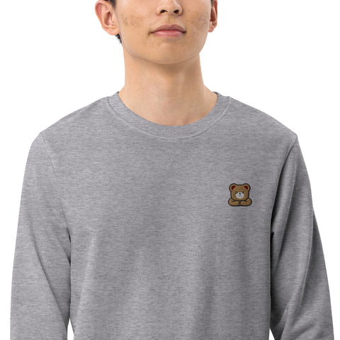 Brown Bear Embroidered Sweatshirt