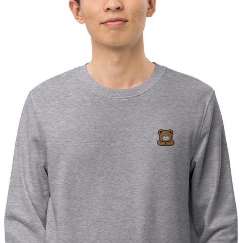 Brown Bear Embroidered Sweatshirt
