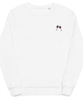Wine-Embroidered-Sweatshirt-White-Front-View