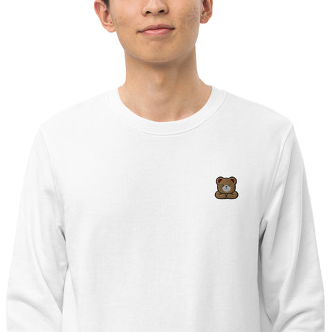 Brown Bear Embroidered Sweatshirt