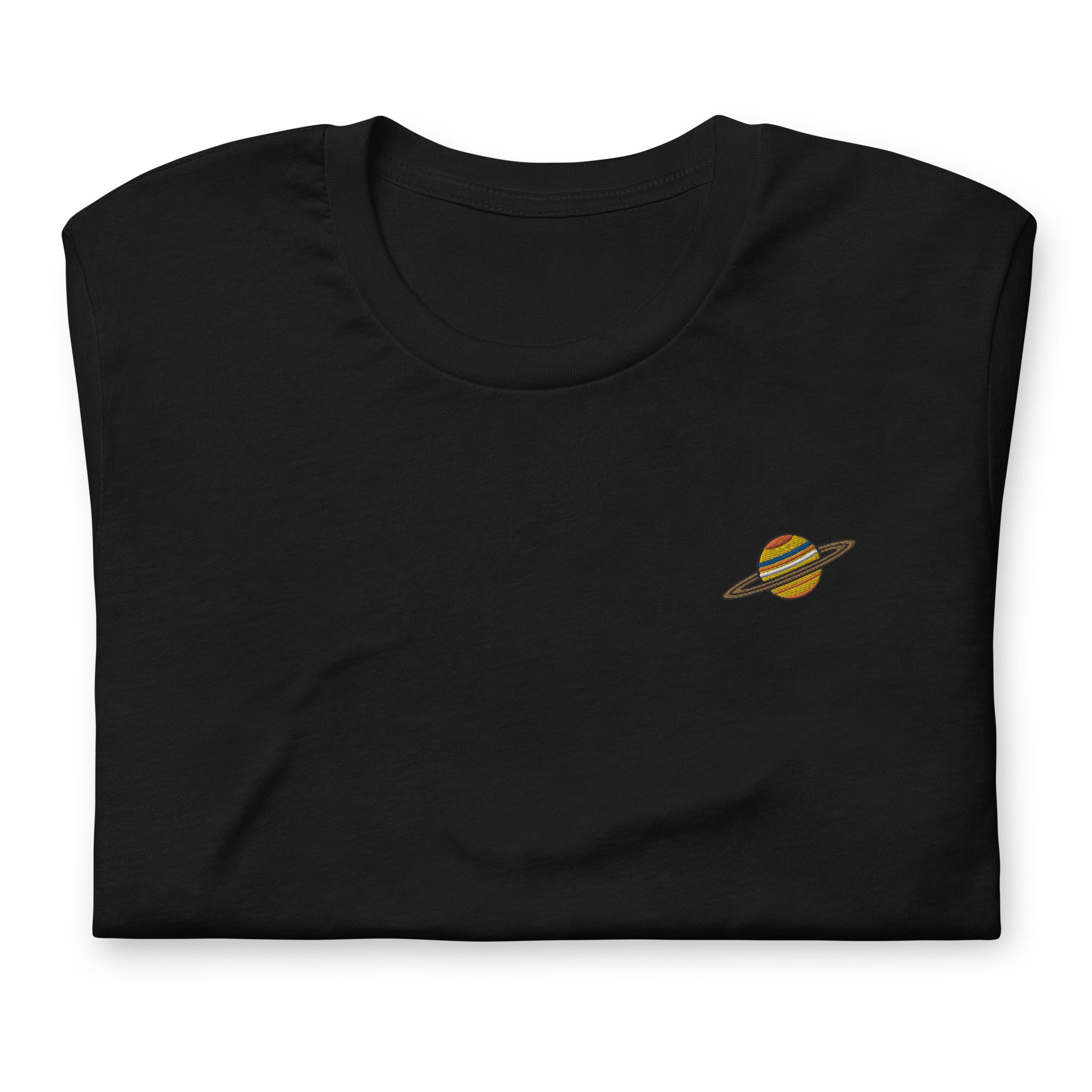 Embroidered Saturn Unisex Tee