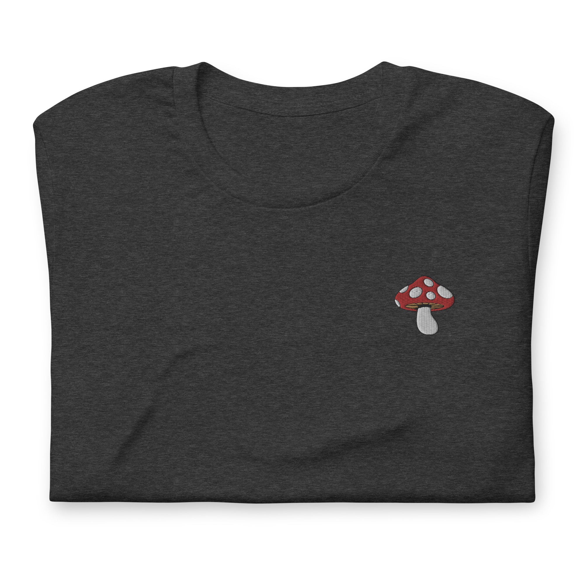 Embroidered Mushroom Unisex Tee