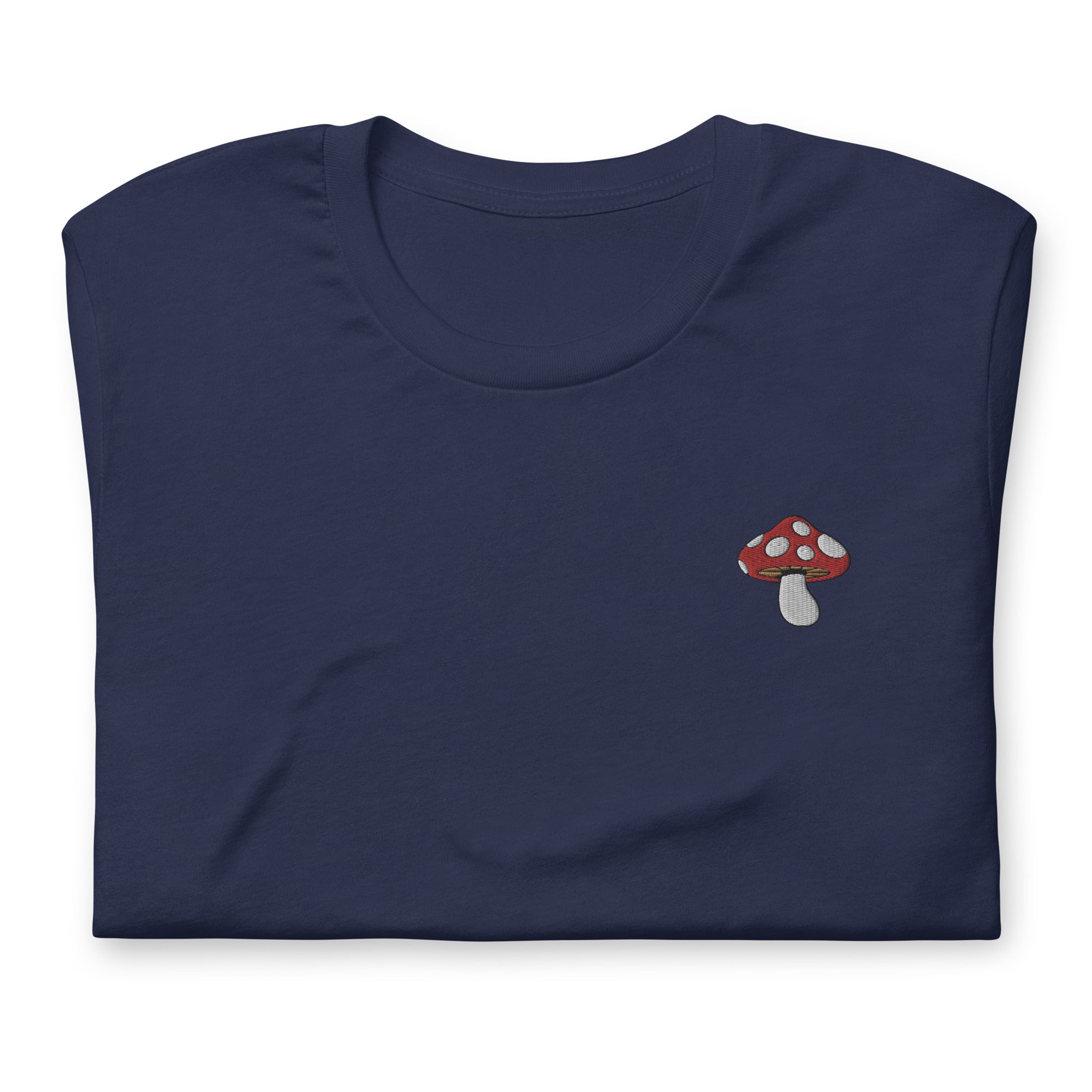 Embroidered Mushroom Unisex Tee