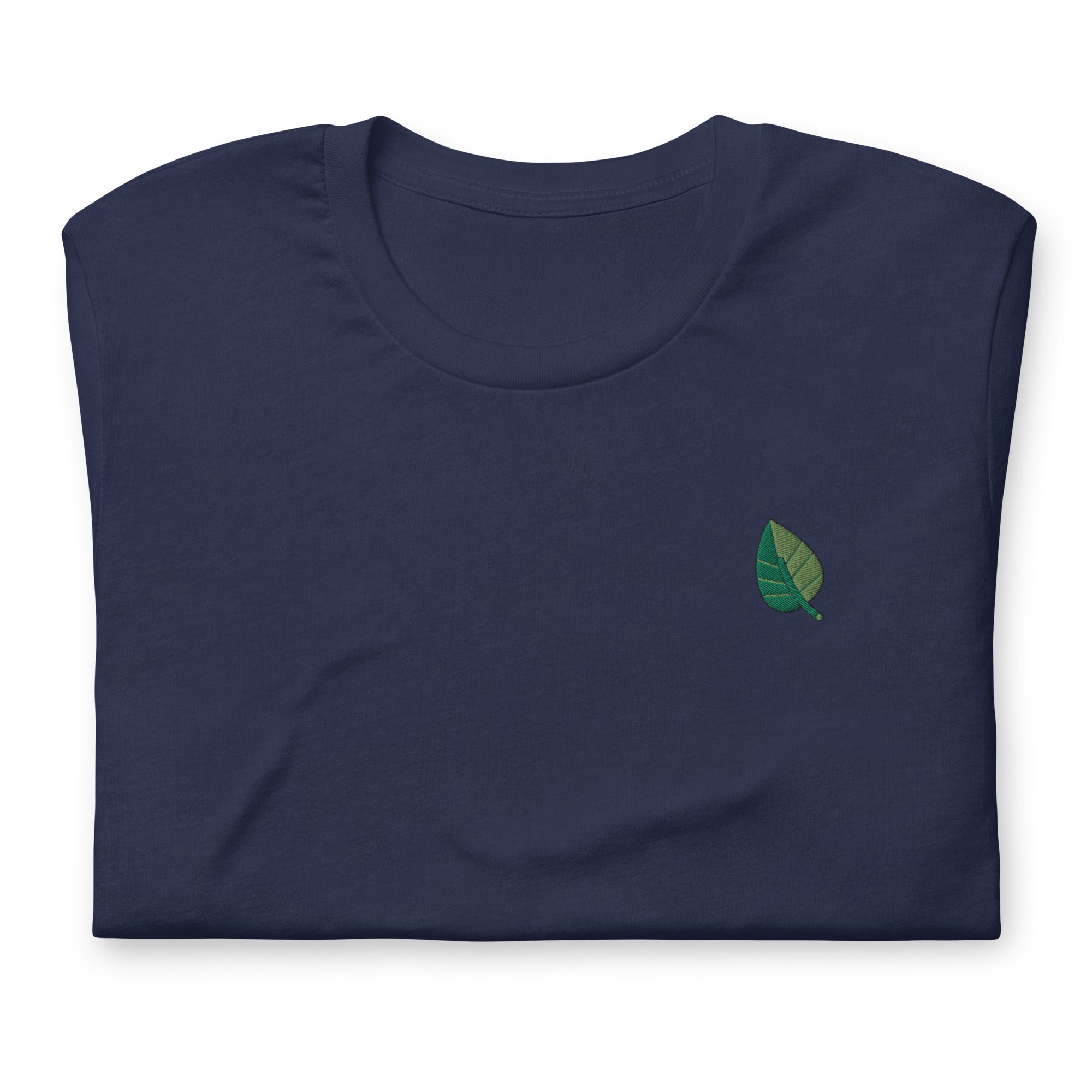 Embroidered Leaf Unisex Tee