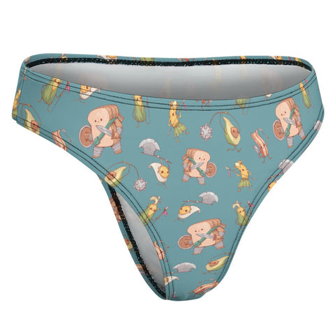 Food Fight Women's Thong