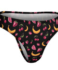 Fruit-Punch-Women's-Thong-Black-Product-Side-View