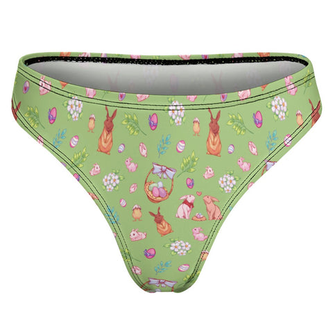 Easter-Womens-Thong-Lime-Green-Product-Back-View