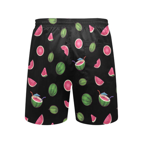 Watermelon-Mens-Swim-Trunks-Black-Back-View