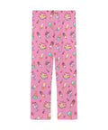 Banana-Split-Mens-Pajama-Hot-Pink-Back-View