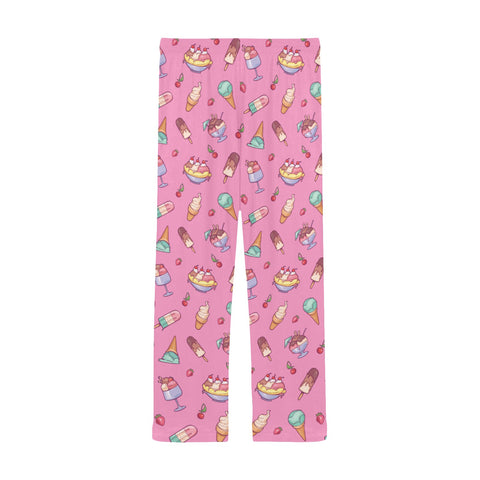 Banana-Split-Mens-Pajama-Hot-Pink-Back-View