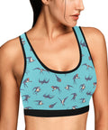 Sparrow-Womens-Bralette-Turquoise-Model-Side-View