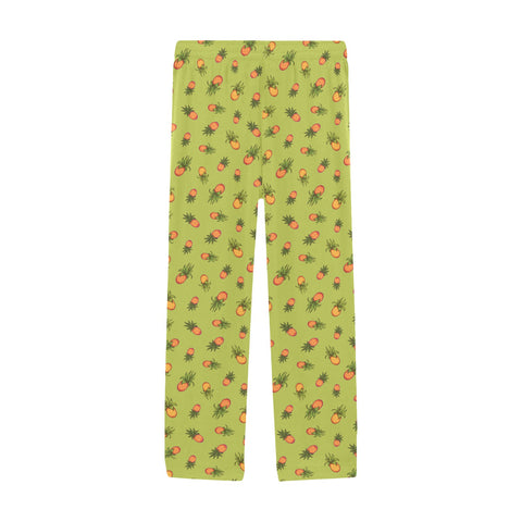 Pineapple-Mens-Pajama-Lime-Green-Front-View