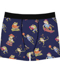 Frogs-Doing-Things-Men's-Boxer-Briefs-Dark-Blue-Product-Front-View