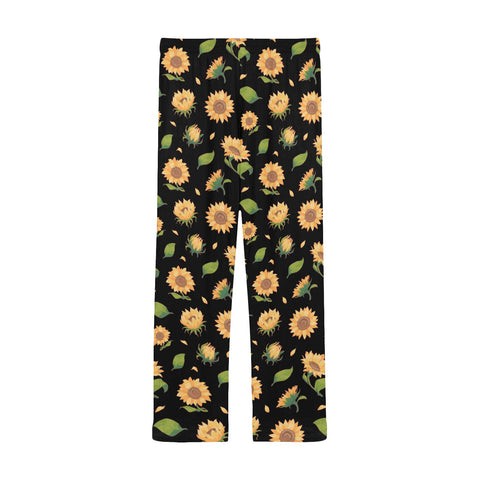 Sunflower-Mens-Pajama-Black-Back-View