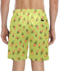 Pineapple-Mens-Swim-Trunks-Lime-Green-Model-Back-View