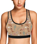Country-Women's-Bralette-Brown-Model-Front-View