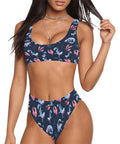 Axolotl-Womens-Bikini-Set-Midnight-Blue-Model-Front-View