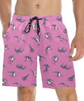 Sparrow-Mens-Swim-Trunks-Pink-Model-Front-View