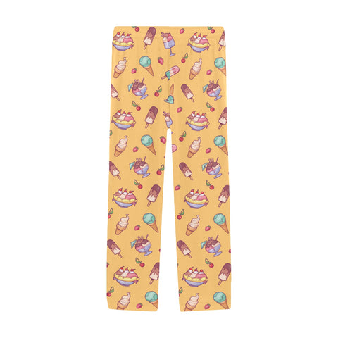 Banana-Split-Mens-Pajama-Yellow-Front-View
