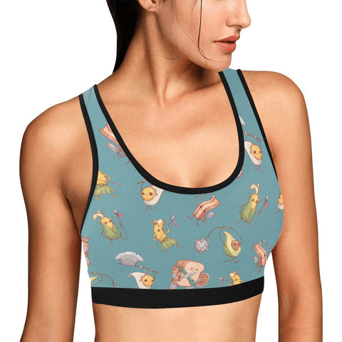 Food Fight Women's Bralette