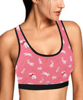 Bunny-Womens-Bralette-Coral-Model-Side-View
