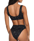 Astrology-Womens-Bikini-Set-Black-Model-Back-View