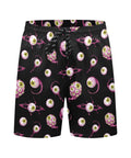 Eye-Love-You-Men's-Swim-Trunks-Yellow-Front-View