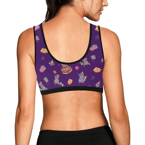 Birthday Raccoons Women's Bralette