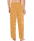 Pineapple-Mens-Pajama-Orange-Model-Back-View