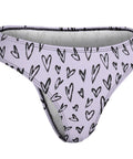 Crazy-Hearts-Women's-Thong-Lavender-Product-Side-View