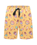 Banana-Split-Men's-Swim-Trunks-Yellow-Fornt-View