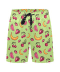 Fruit-Punch-Mens-Swim-Trunks-Lime-Green-Front-View