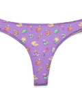 Book-Worm-Women's-Thong-Lavender-Product-Front-View