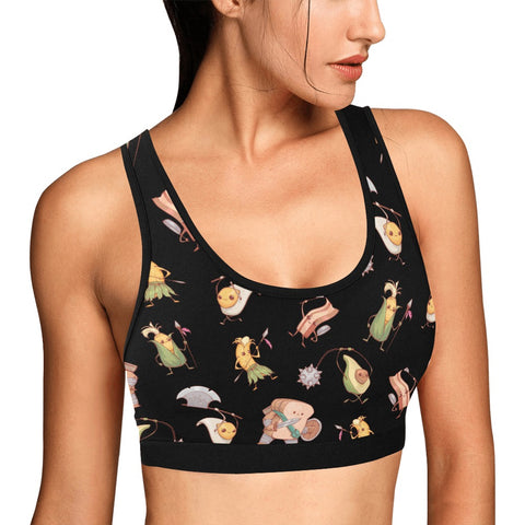 Food Fight Women's Bralette