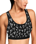 Crazy-Hearts-Womens-Bralette-Black-Model-Side-View