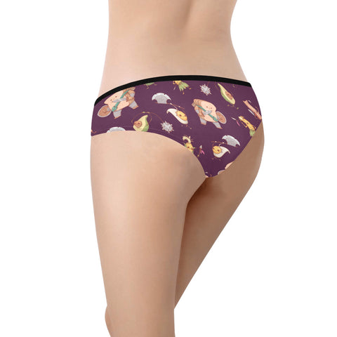 Food Fight Women's Hipster Underwear