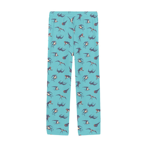 Sparrow-Mens-Pajama-Turquoise-Front-View
