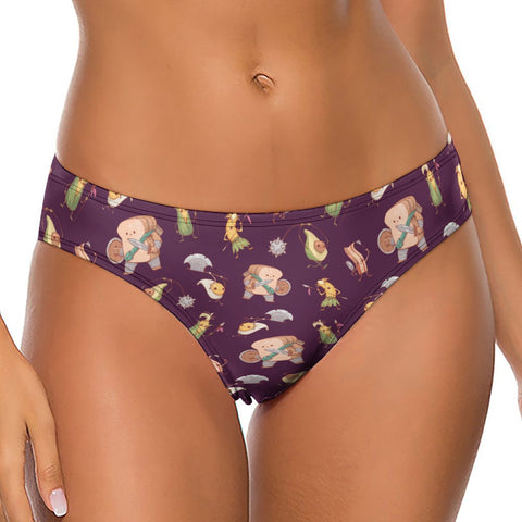 Food Fight Women's Thong