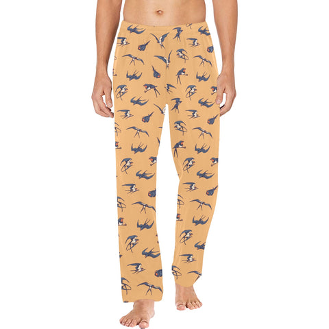 Sparrow-Mens-Pajama-Yellow-Model-Front-View