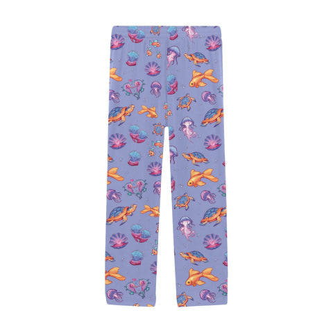 Sea-Life-Mens-Pajama-Lavender-Front-View